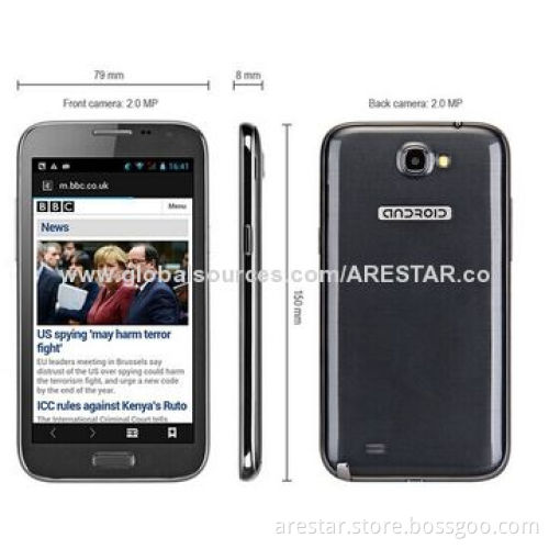 2014 New 5.3-inch Android 4.2 MTK6582 1.3G Quad-core 3G GPS Smartphone